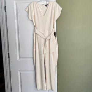 Express Cream Jumpsuit
